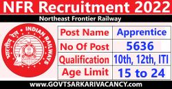 NFR Recruitment 2022: Apply Online for 5600+ Apprentice Vacancies, Apply Here